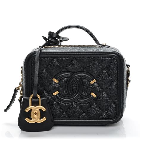 chanel vintage vanity cases|chanel vanity case bag small.